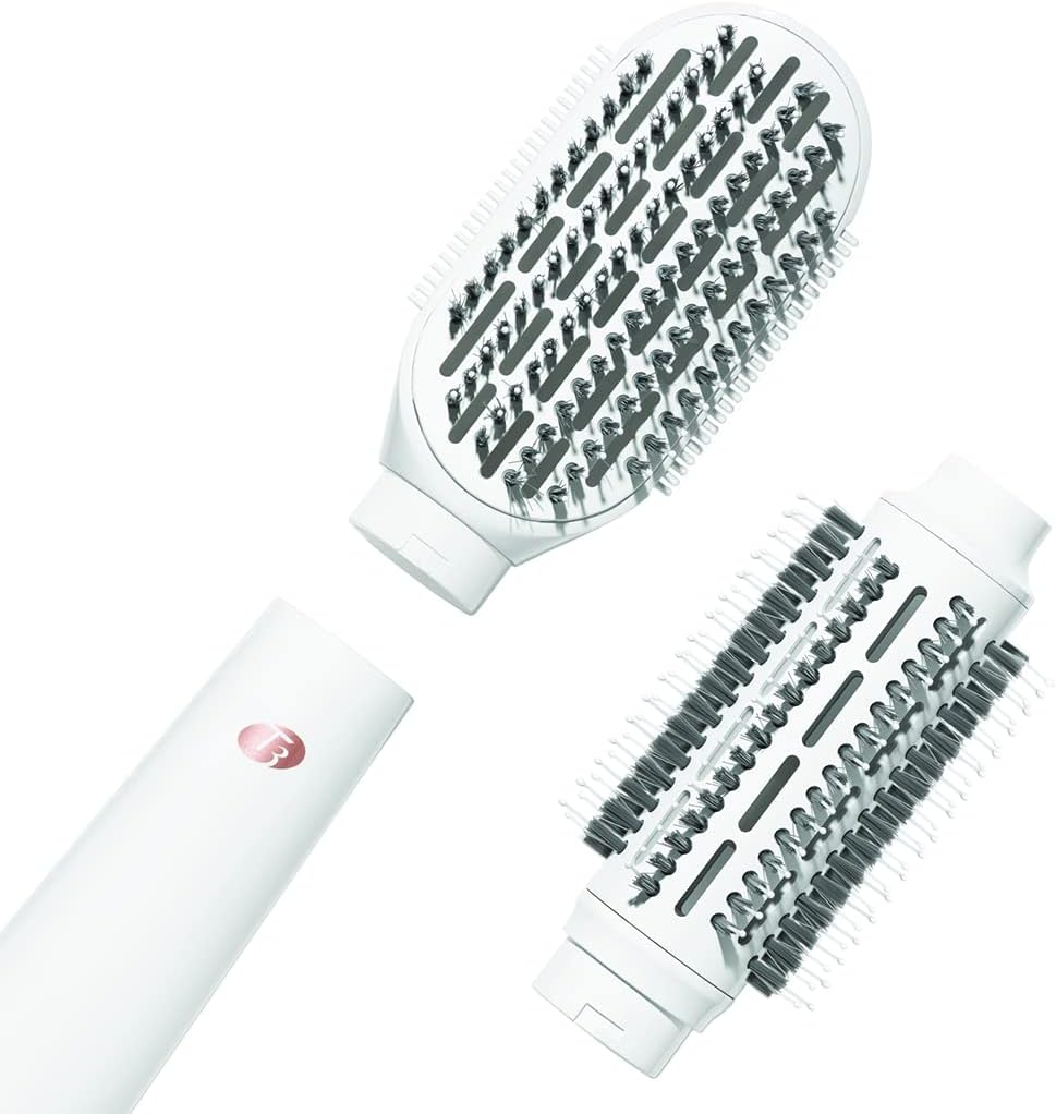 T3 - AireBrush Duo - brosse soufflante, 15 réglages chaleur/vitesse, touche air froid, optimisation volume