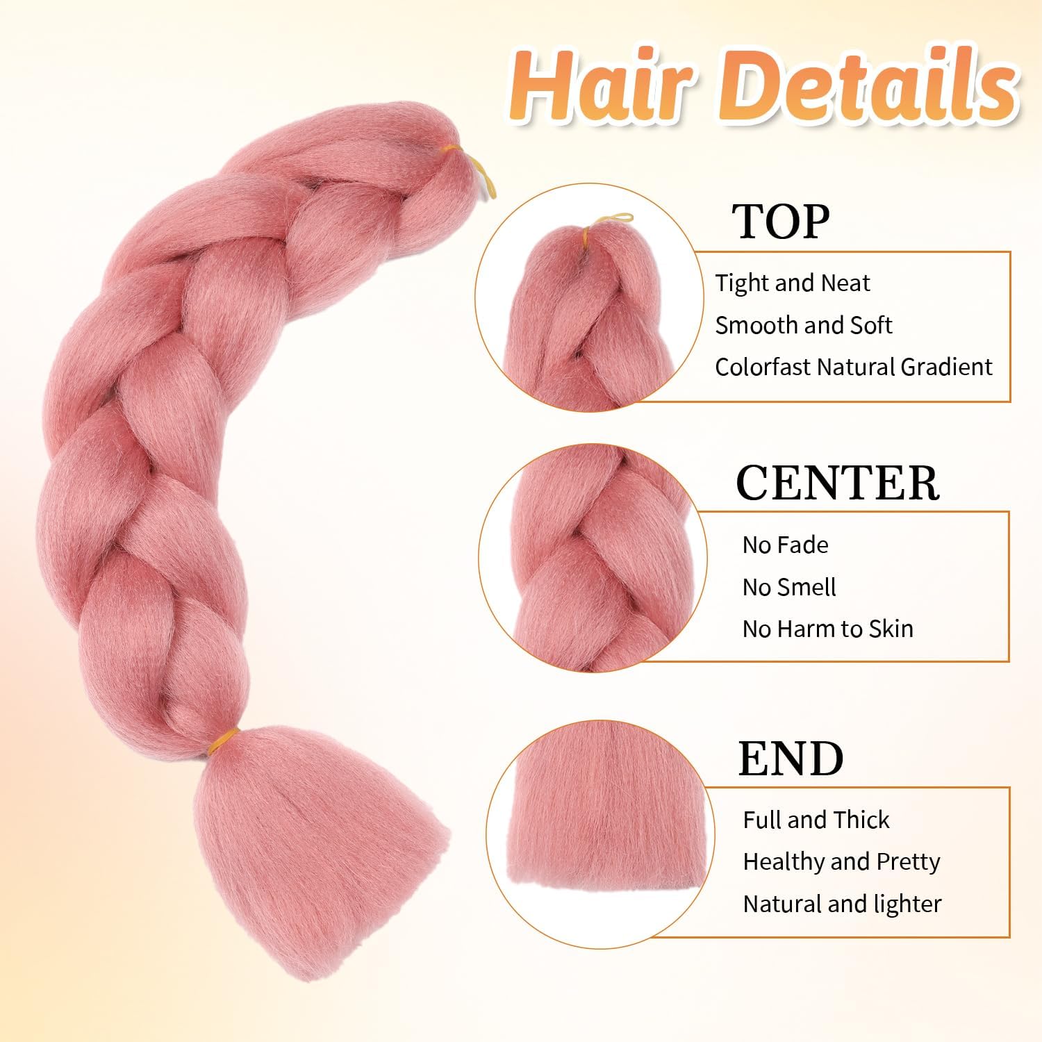 ShowJarlly - Jumbo Tresse Cheveux 24