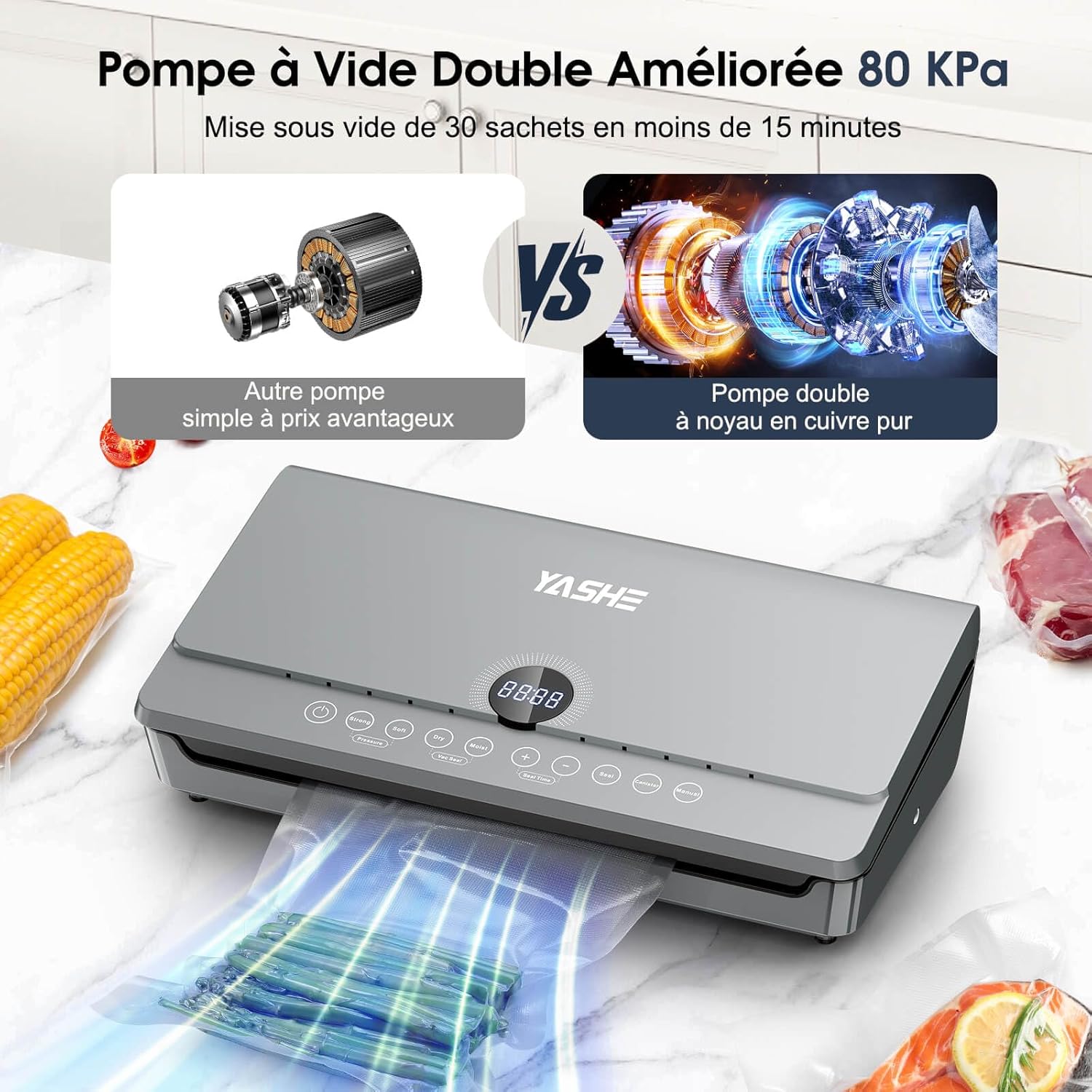 Compris. Veuillez me fournir les titres de produits à reformuler.