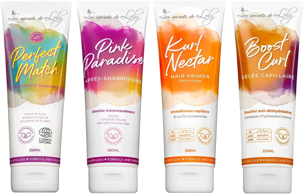 Les Secrets de Loly - Routine Perfect Match - hydratation & définition - cheveux bouclés