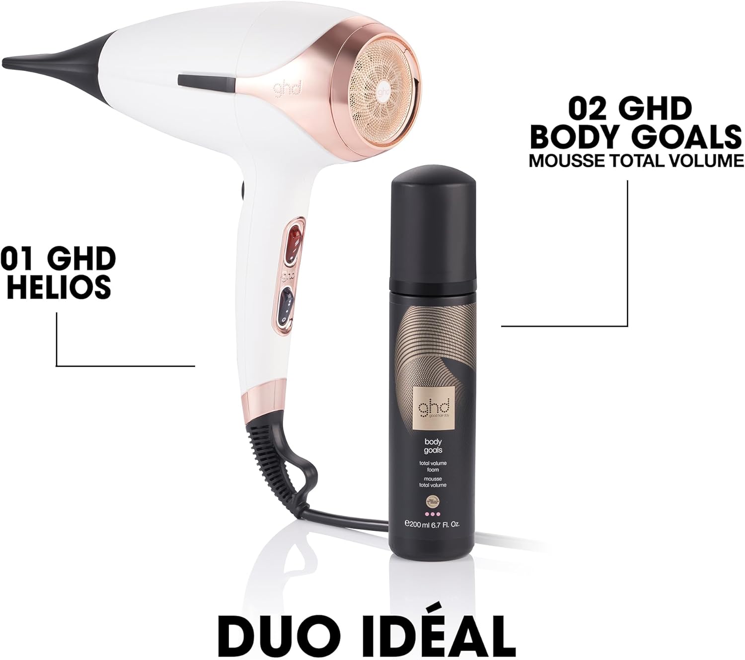 ghd - Helios Sèche-cheveux - puissant, précis, anti-frisottis, brillance