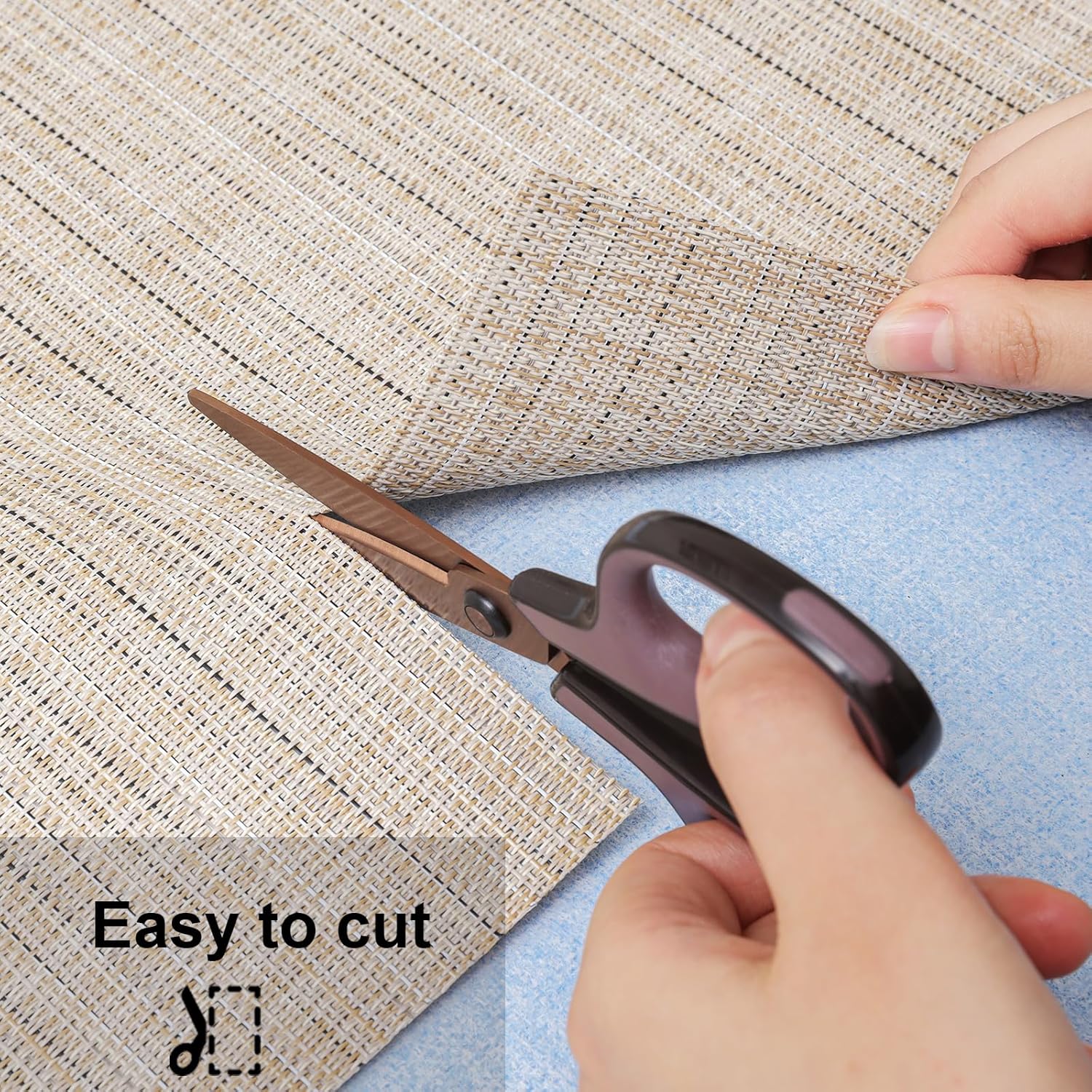 Myir - Sets de table JUN, lot de 6, 30x43.5cm, vinyle lavable, antidérapant