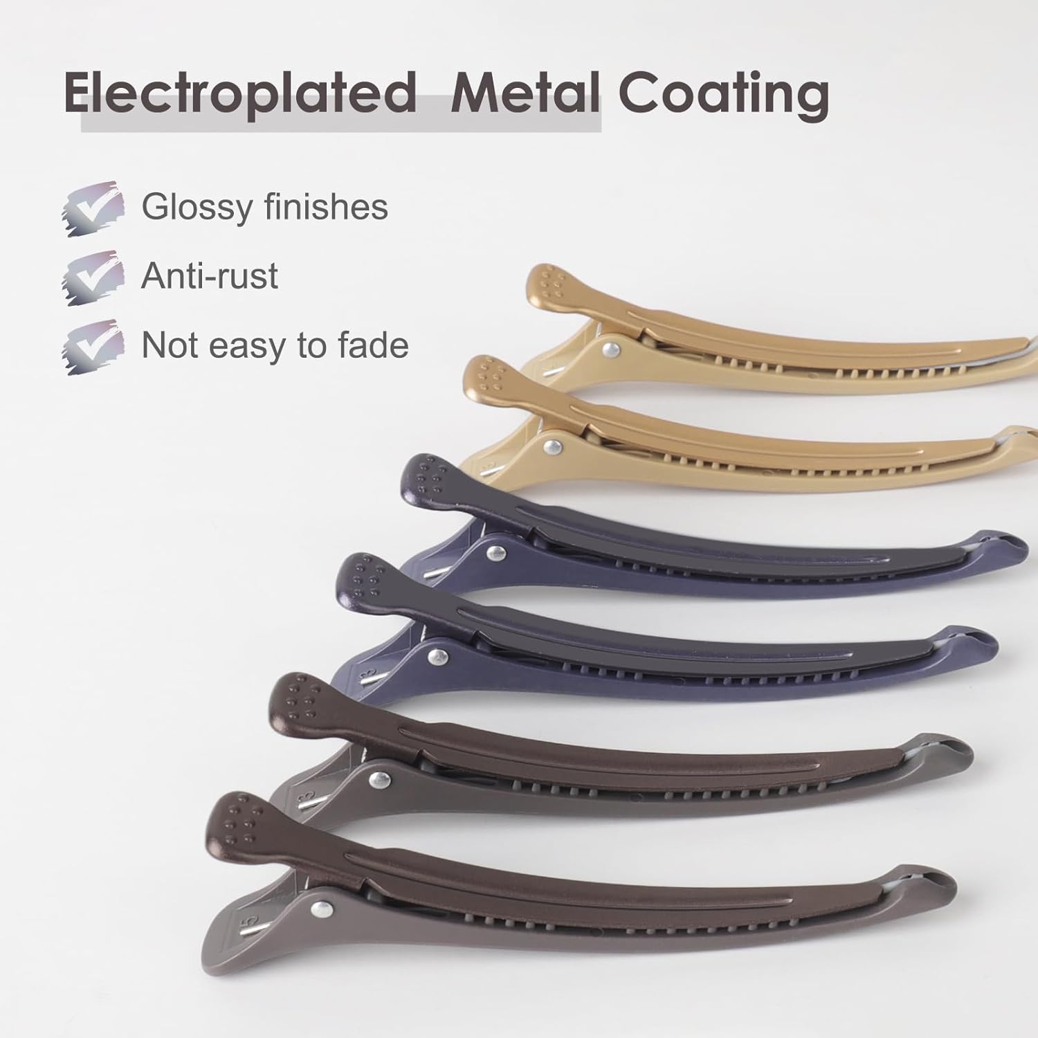 AIMIKE - Pinces à cheveux lot de 6 - antidérapantes sans trace - idéales coiffure femme