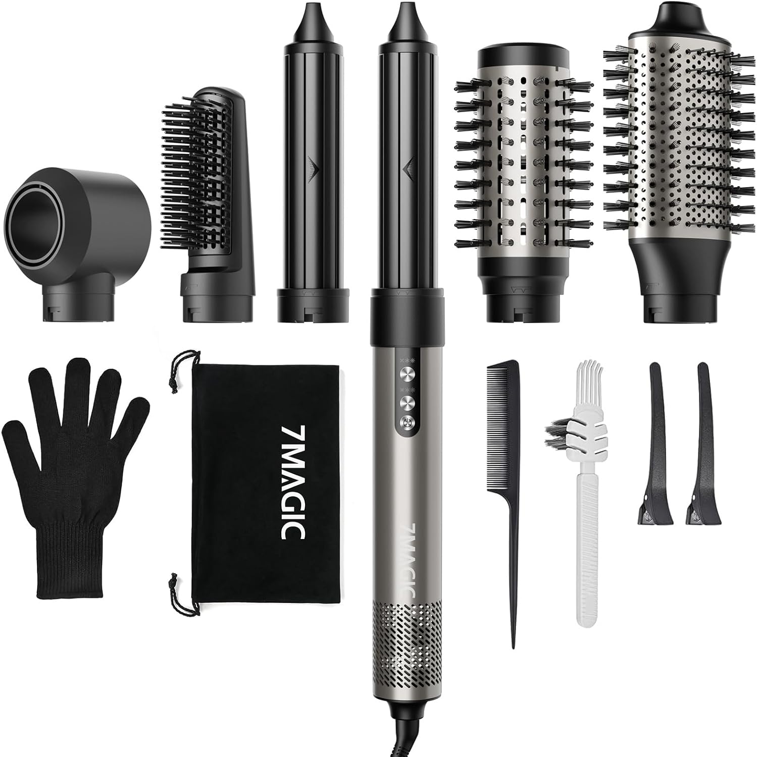 Air styler 6 en 1 - 110 000 tr/min - séchage rapide, ionique, boucleur, lissante