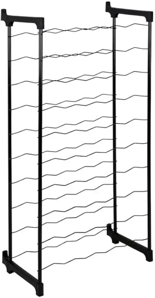 Metaltex - Barbera 383650 - range-bouteilles 50, noir, grande capacité