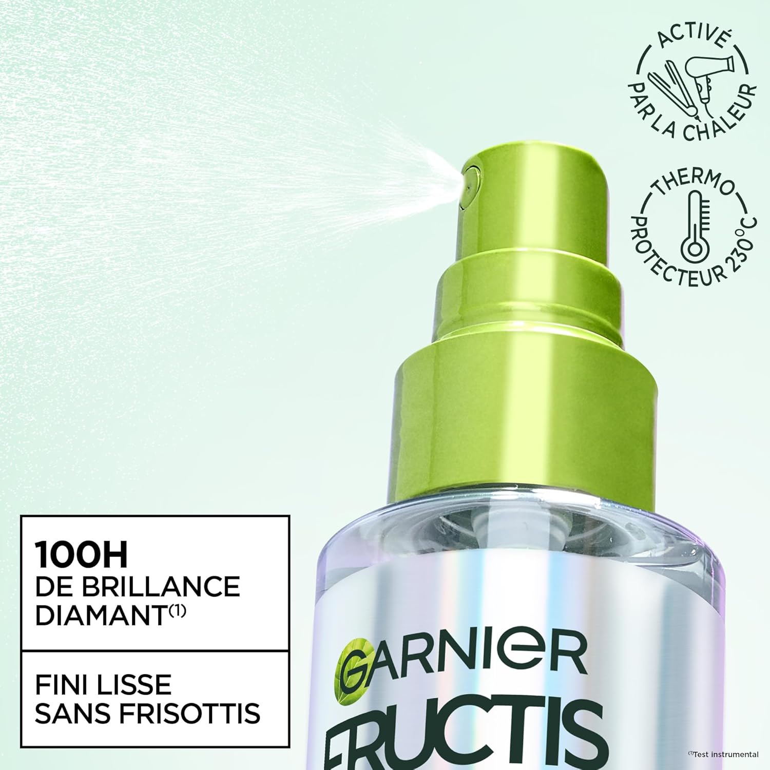 Garnier Fructis - Diamond Liss - 2 produits - Kératine, Argan, anti-frisottis