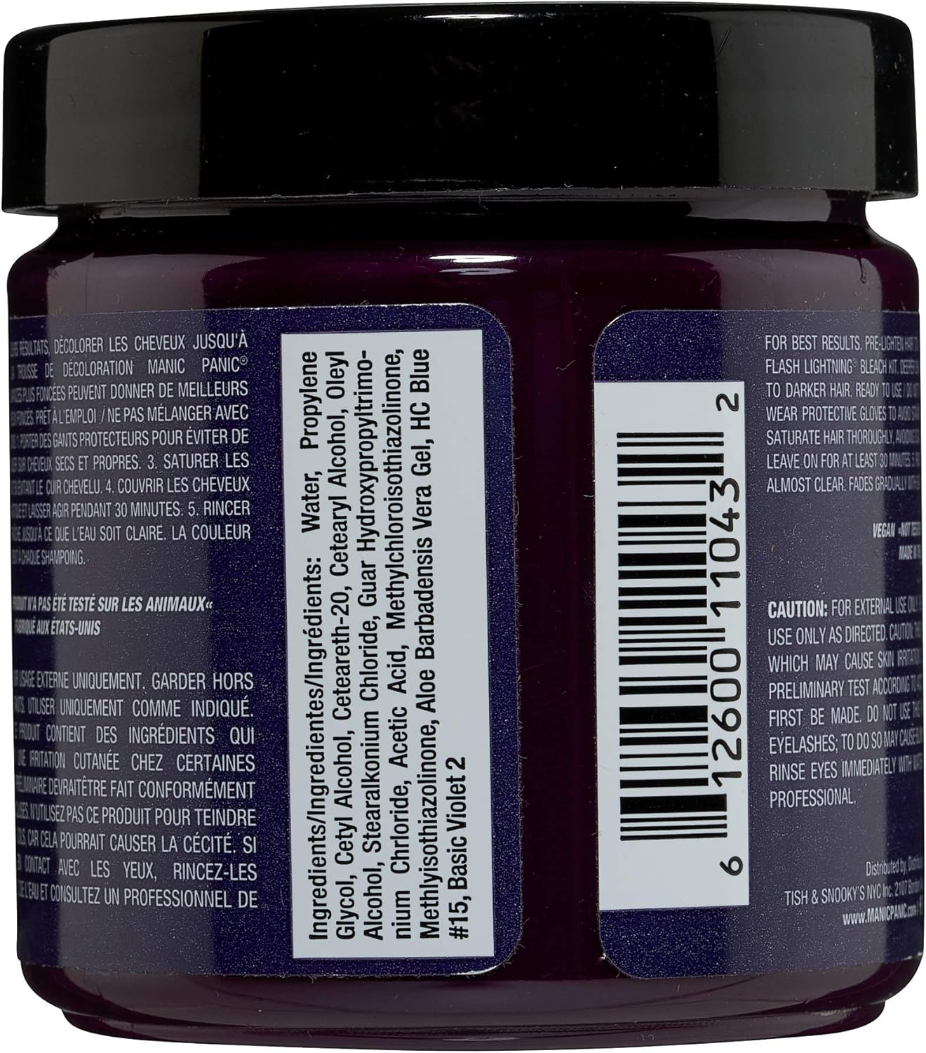 Manic Panic - Violet Night Classic Creme - 118ml - vegan, semi-permanent, cruelty free