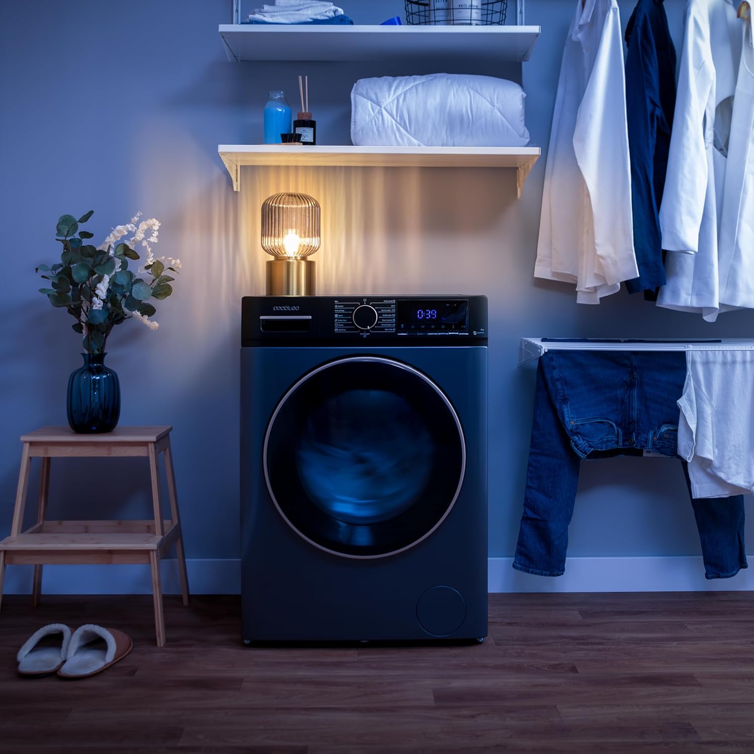 Cecotec - Bolero DressCode 8610 - 8 kg, 1400 rpm, frontal, vapeur, Inverter, 15 programmes - 8610