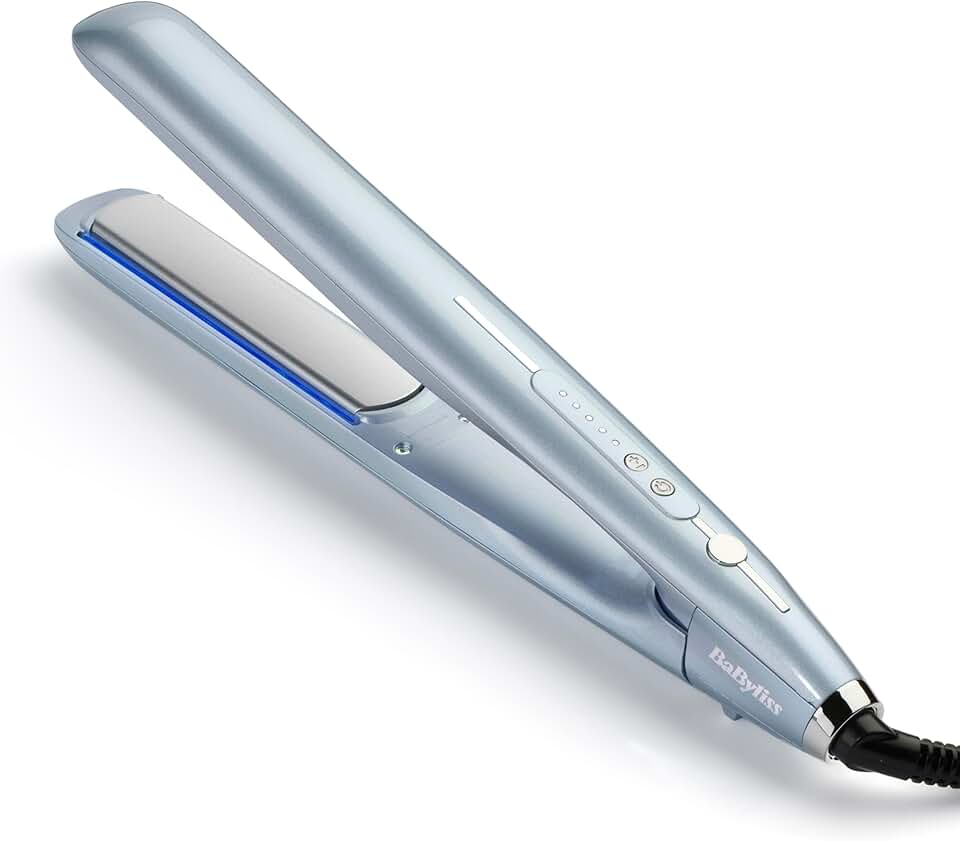 BaByliss - Lisseur Hydro Fusion - 5 températures - Ions, arrêt auto, chauffe rapide - ST573E