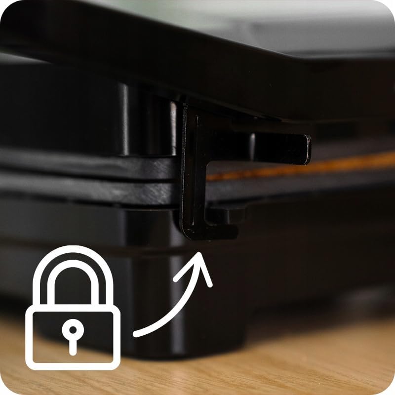 Grill panini - format compact 28x22,5x8,8cm - 1000W, inox, antiadhésif