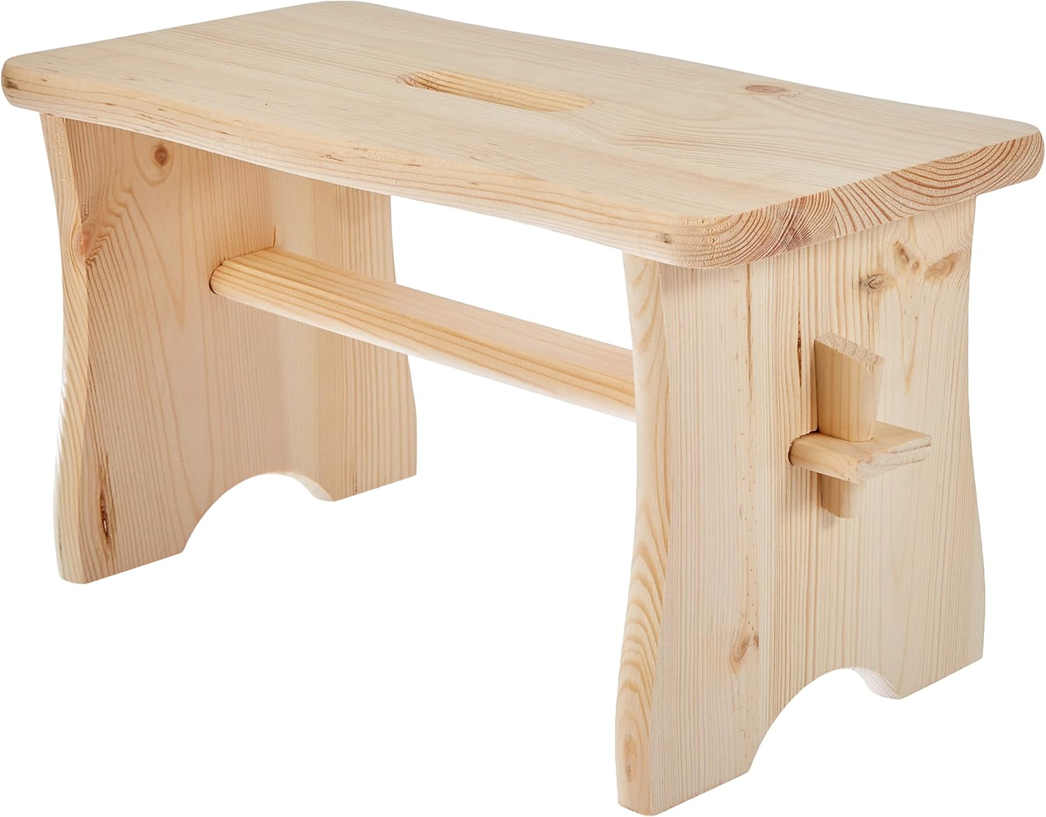 Zeller - repose-pieds bois tendre, 39x19x21 cm, ergonomique