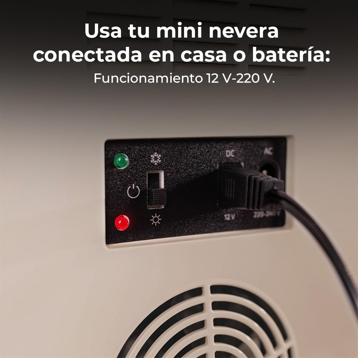 Cecotec - MiniCooling Bahamas Pink - 20L - refroidit 7°C, chauffe 65°C, 12V/220V, compact