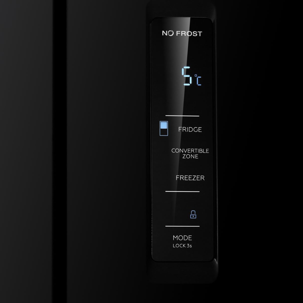 GEDTECH - Réfrigérateur multi-portes 470L, No Frost, noir - GMP470BL