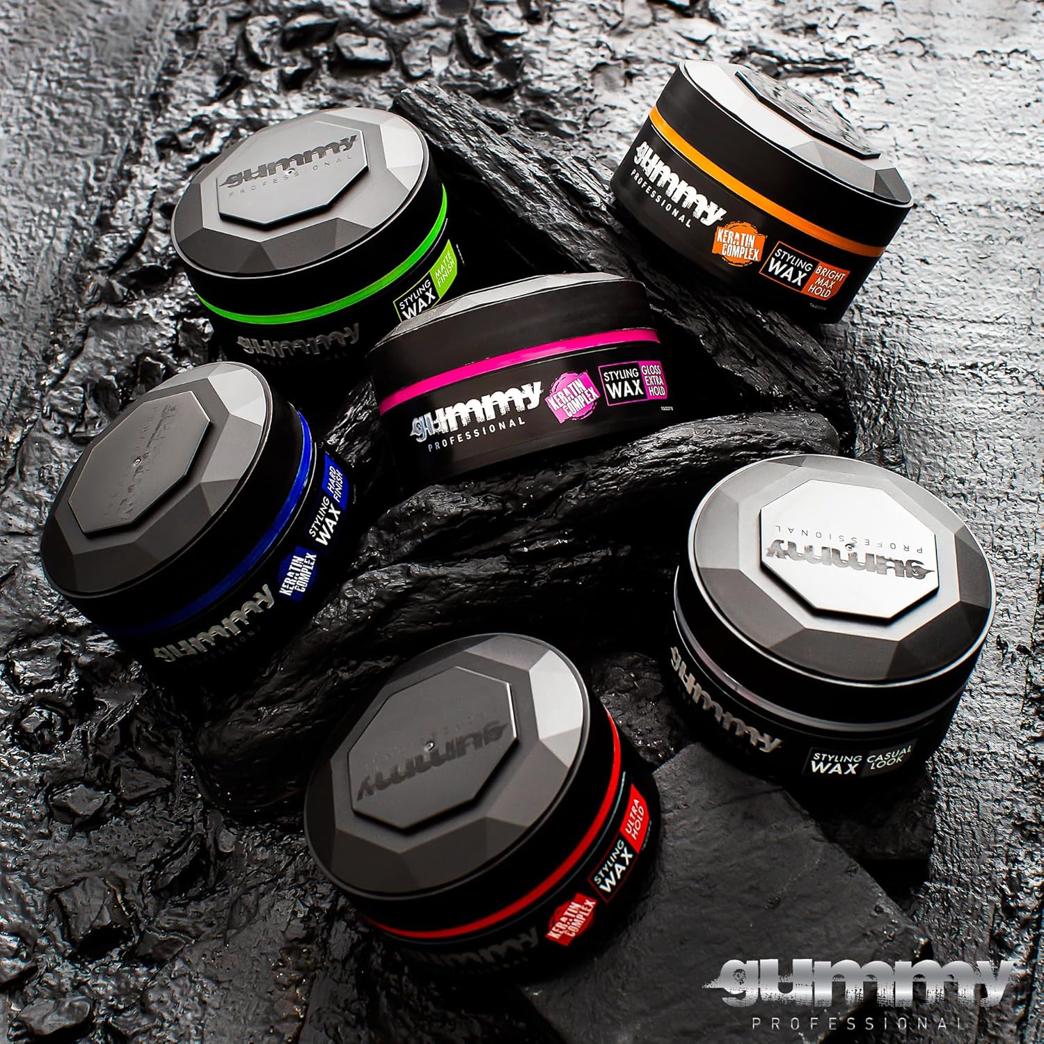 Gummy - cire coiffante ultra fixation 150ml - tenue forte & brillance