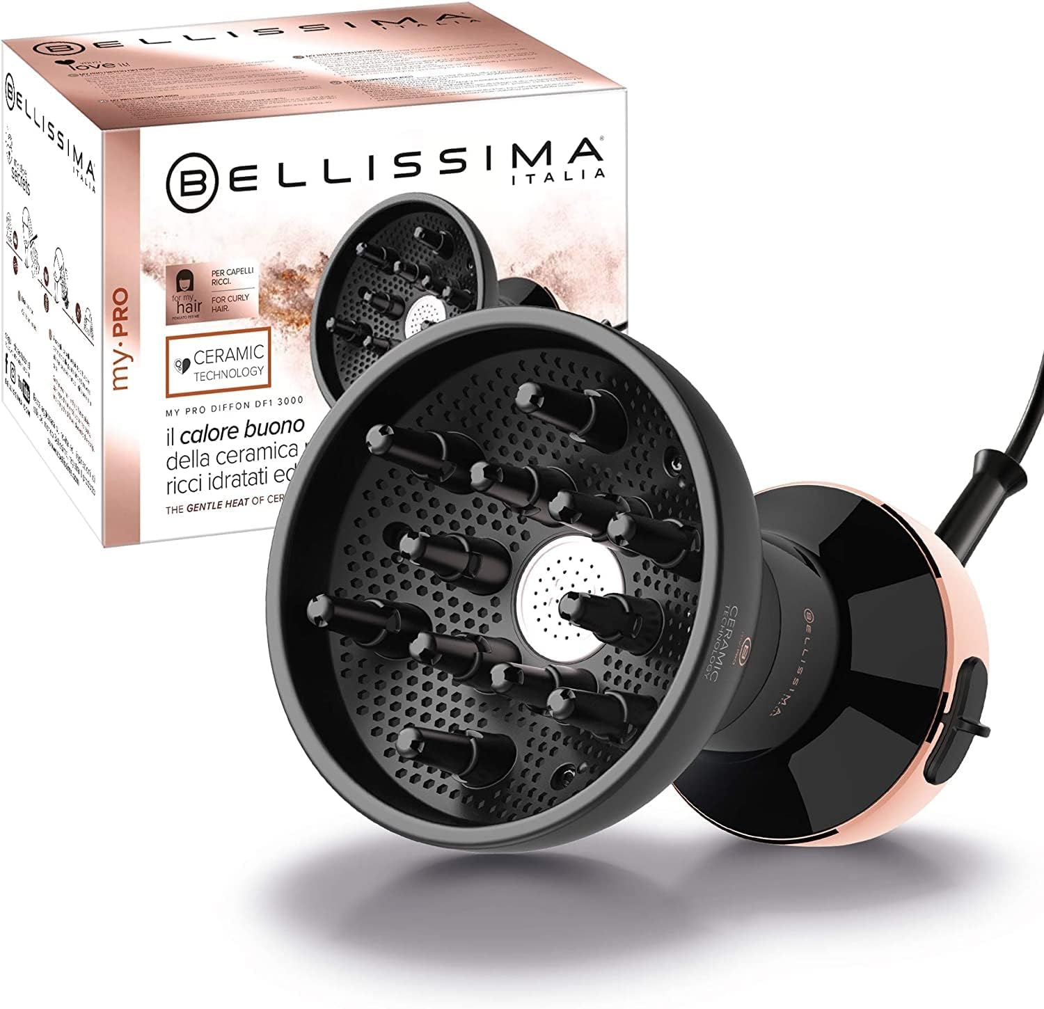 Bellissima - My Pro Diffon Ceramic - sèche-cheveux diffuseur, céramique, 2 vitesses, séchage doux, 700W