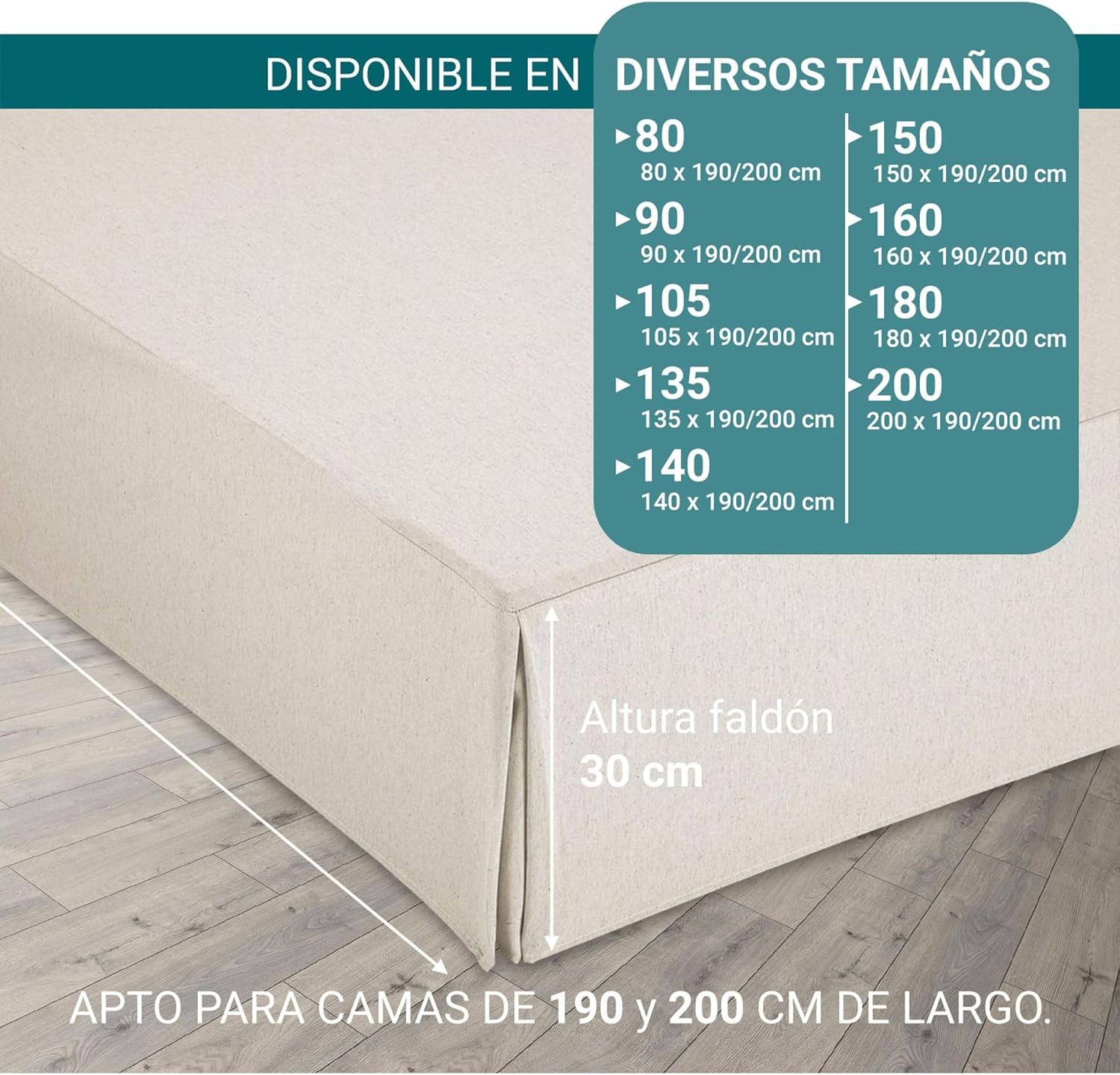 Housse de canapé - ivoire, 150x190/200 cm, antidérapant, respirant, fabrication Espagne