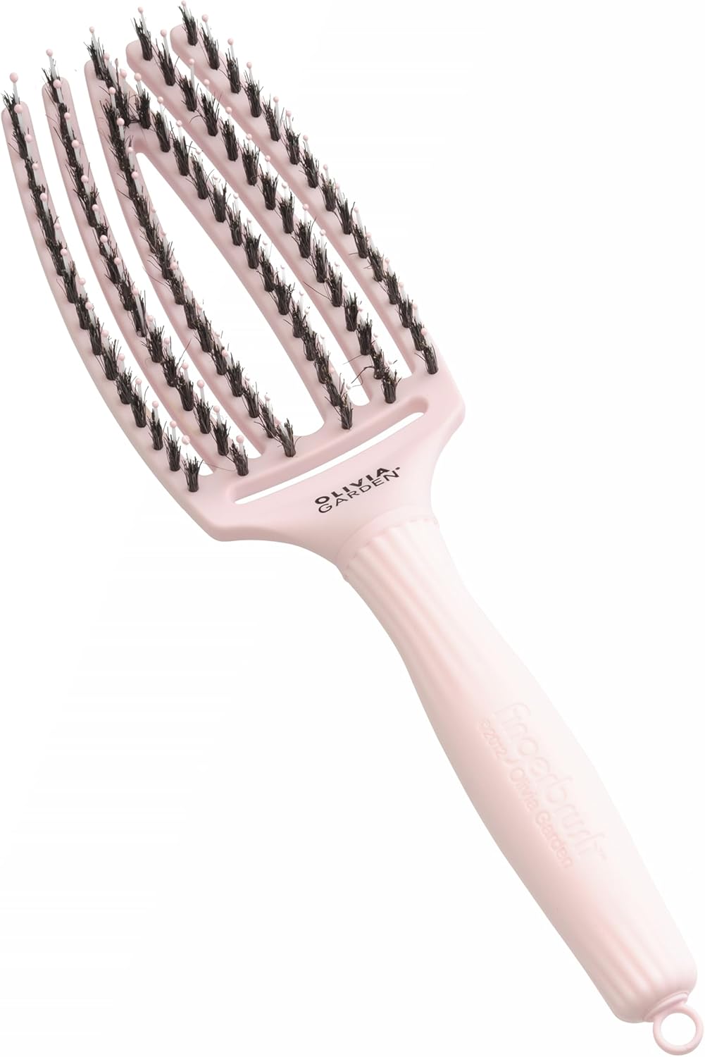 Olivia Garden - Fingerbrush Care Iconic - brosse démêlante sanglier/nylon - brillance et coiffage lisse