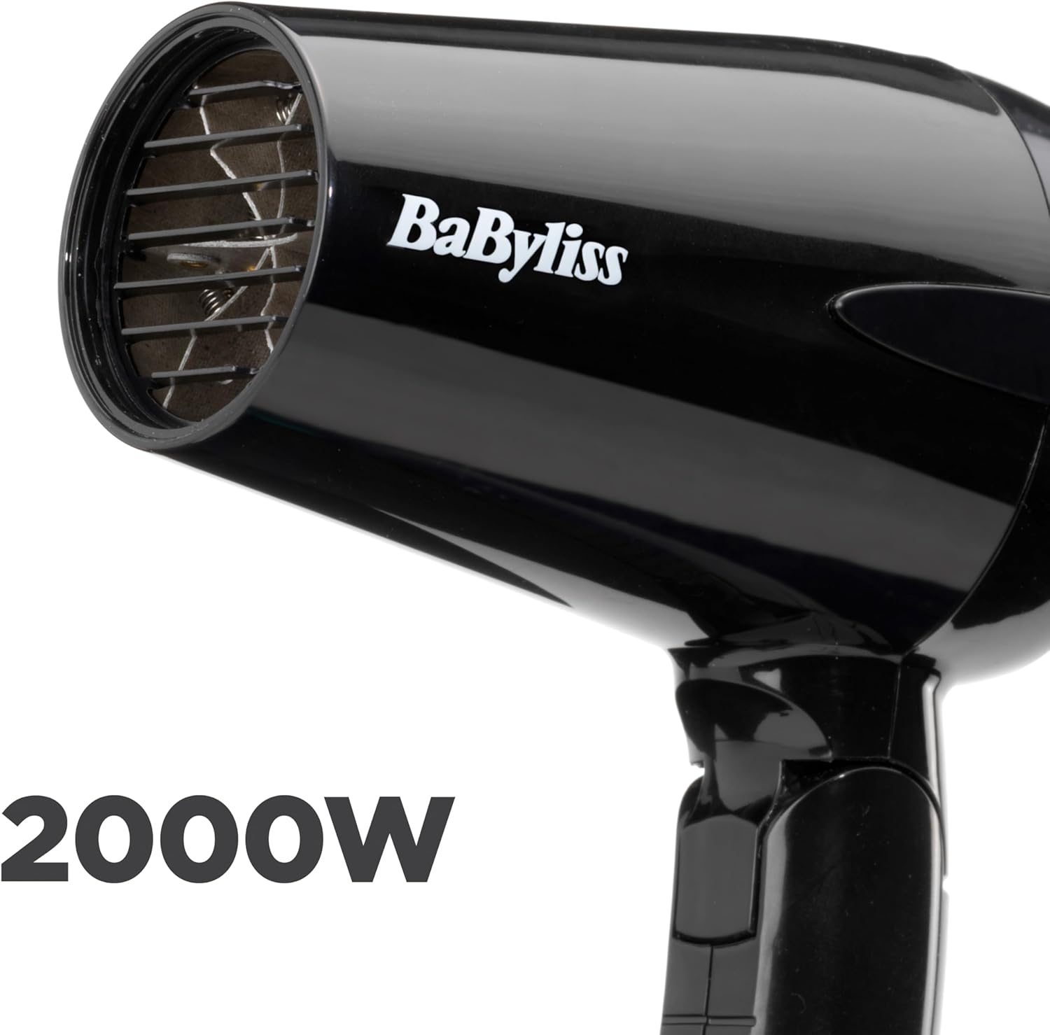 BaByliss - sèche-cheveux pliable de voyage - léger 2000W, bi-voltage, 2 vitesses/températures - 5344E