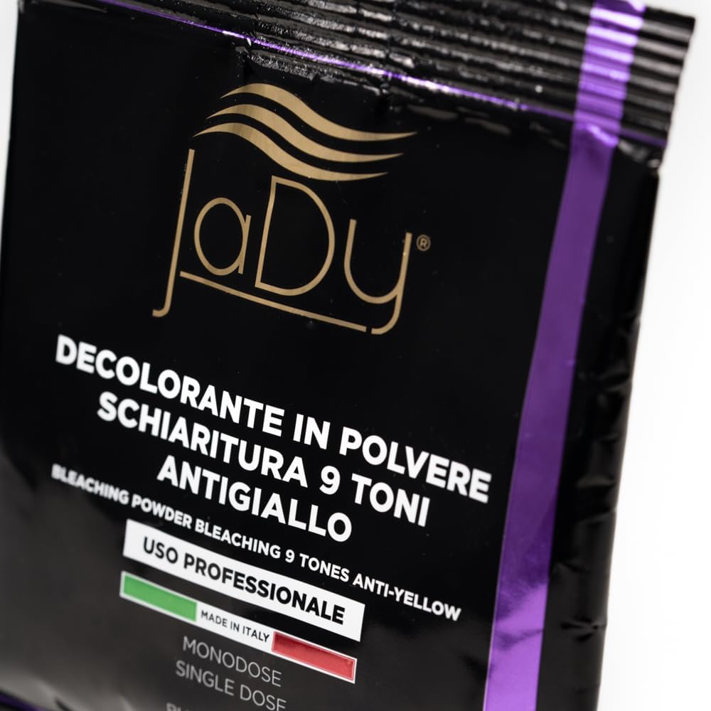 JaDy - Poudre Décolorante Blu 35g - éclaircit 9 tons, huile de germe de blé