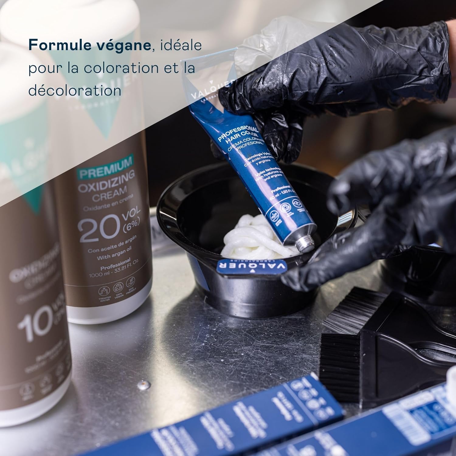 Valquer - Crème Oxydante 500ml - 20 Vol 6% - coloration, vegan