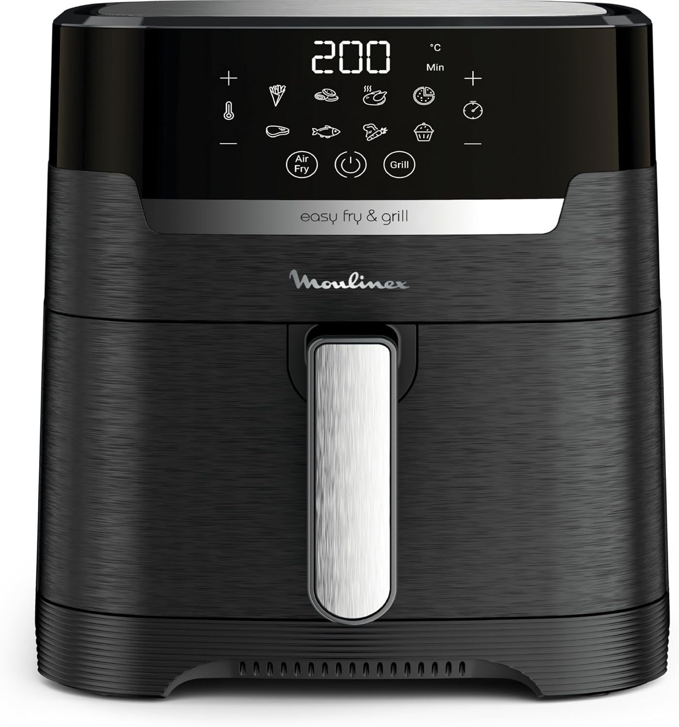 Moulinex - Easy Fry & Grill - 4,6L - 8 programmes, écran tactile, sans huile, grill XL, EZ505810