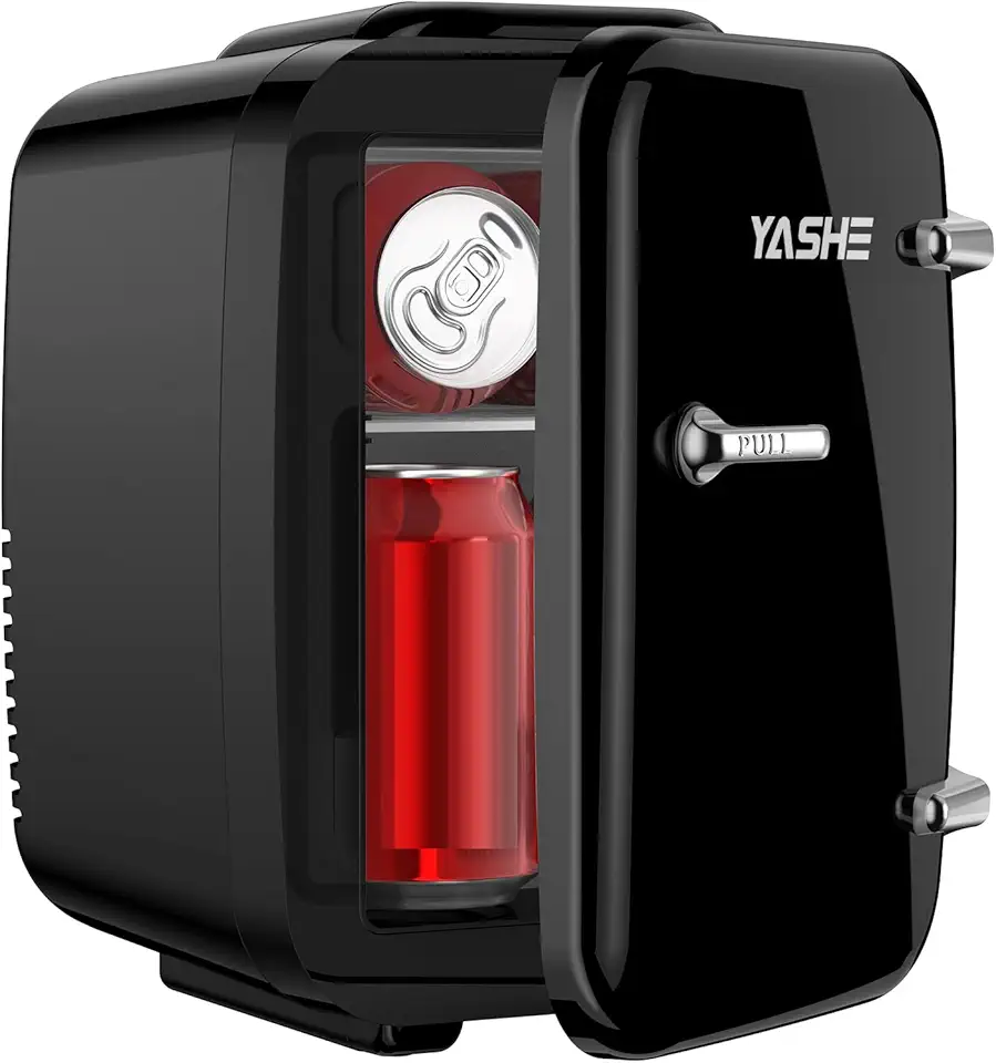 YASHE - Mini frigo 4L, boissons, beauté, bureau, voiture