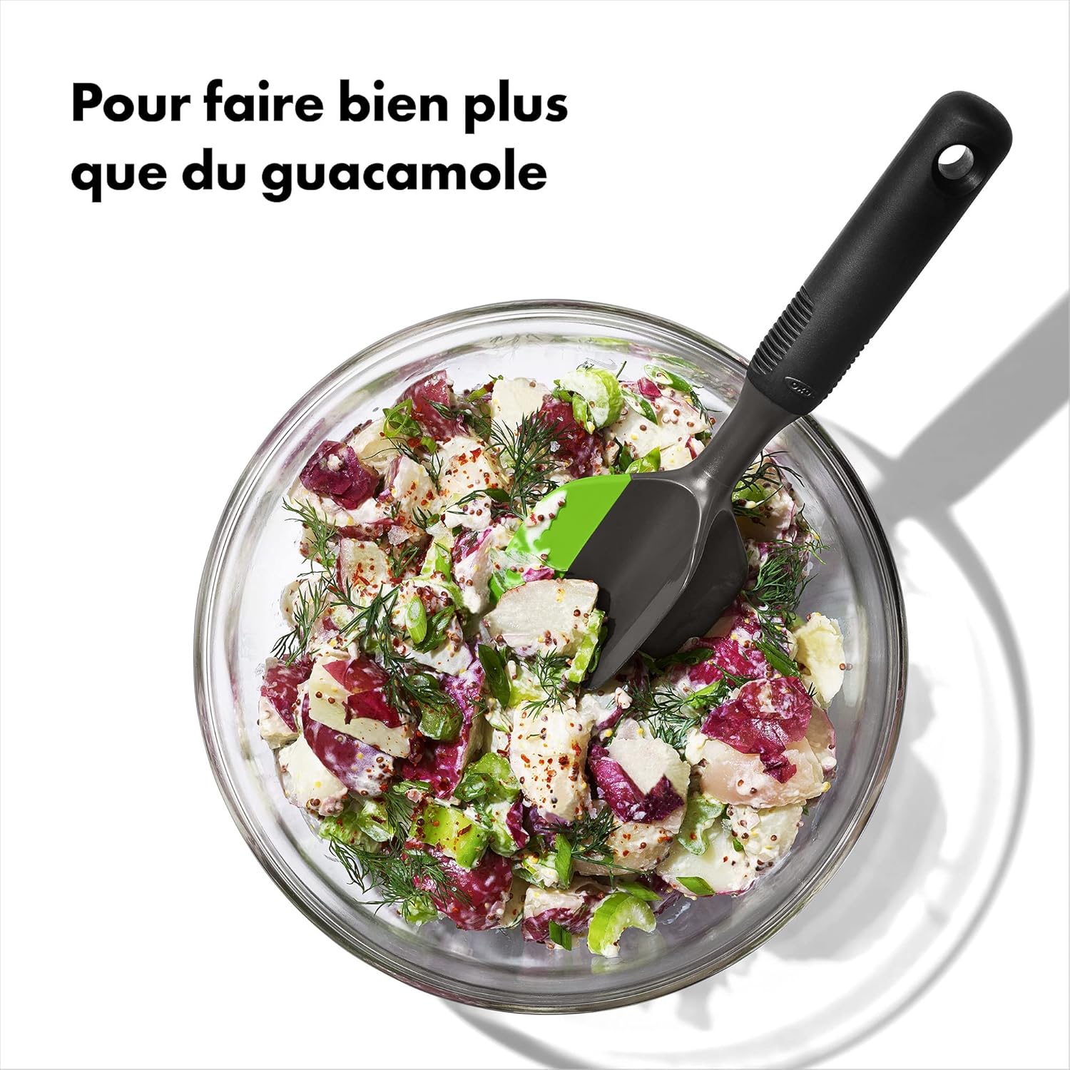 OXO - Good Grips Scoop and Smash - outil multi-usage avocat noir