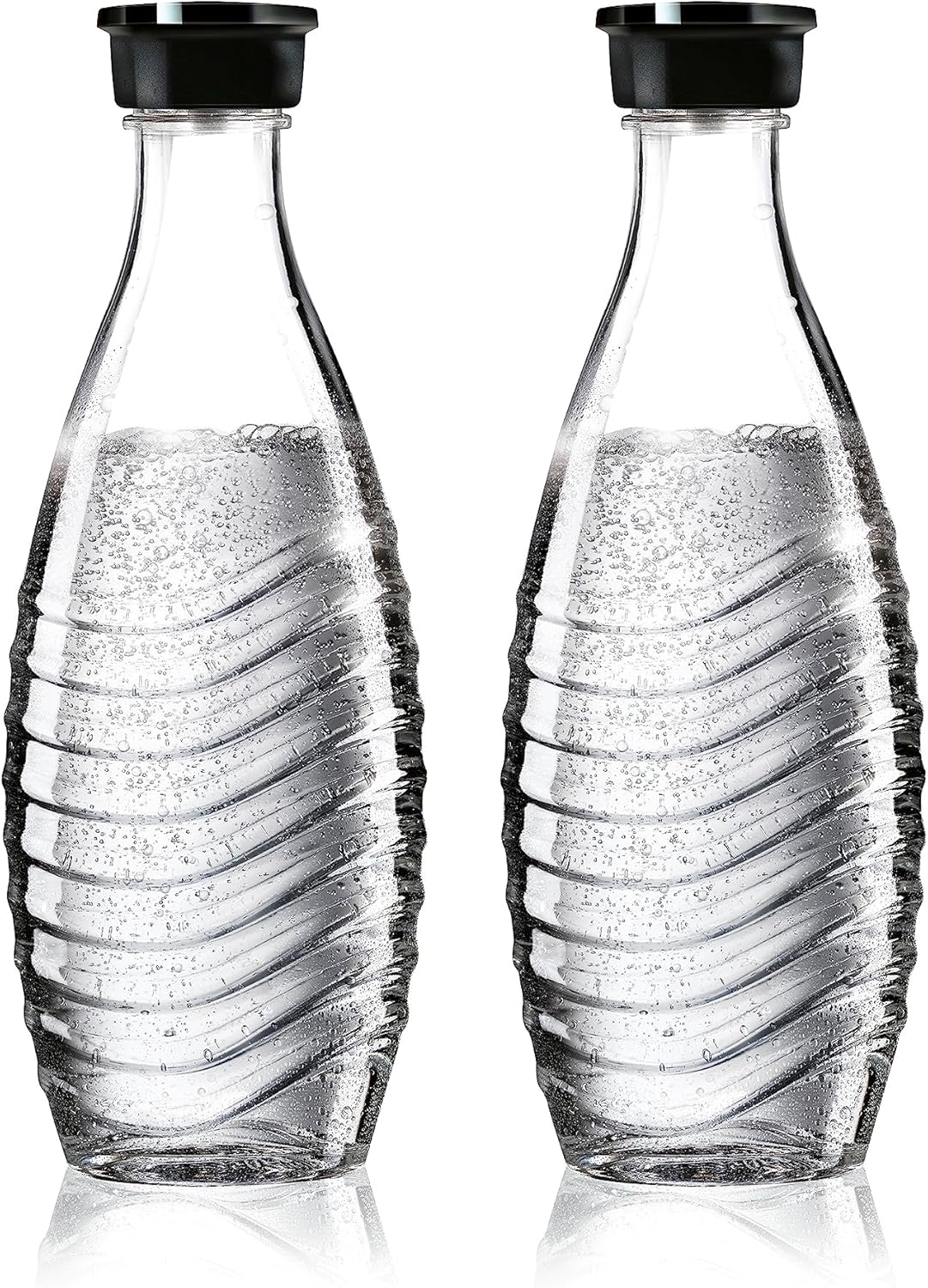 Sodastream - Carafes en verre Crystal - 0,7L - Lot de 2, lave-vaisselle