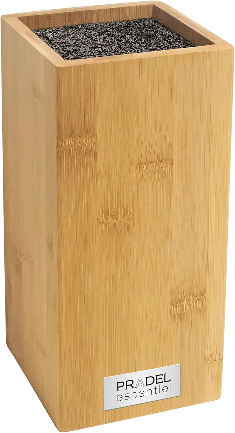 Blason - bloc spaghettis bambou 5 couteaux - inox 13C satiné noir