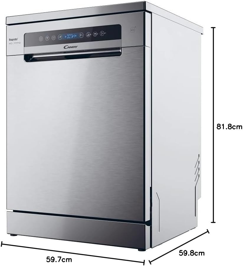 Candy - lave-vaisselle série Maxi Cuve - 60x82 cm - 14 couverts, classe C, ouverture auto, contrôle à distance - CF 4C6F