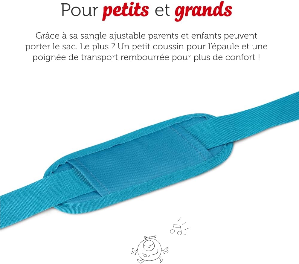 tonies - Sac Bandoulière La Reine des Neiges - rangement Toniebox et accessoires - jusqu’à 8 figurines