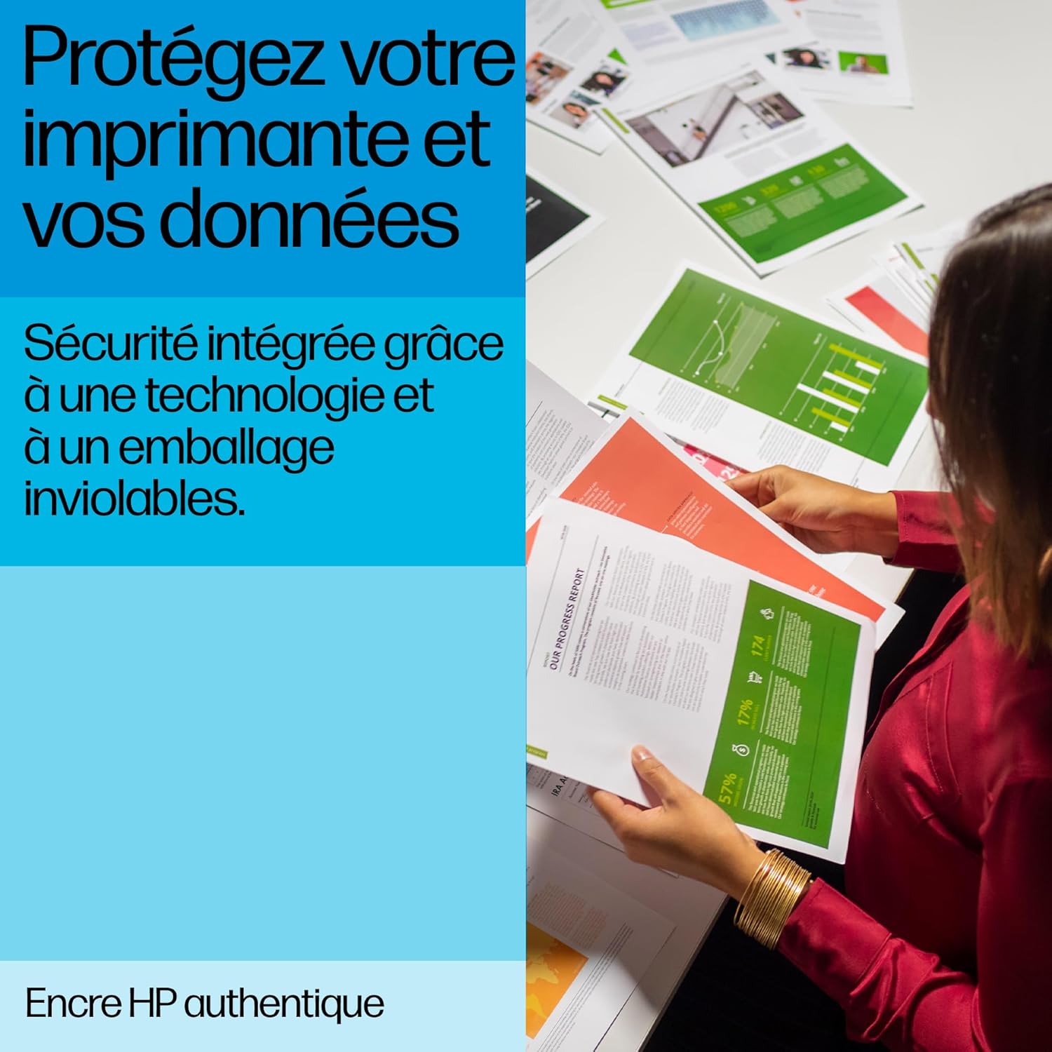 HP - 912 série - Pack de 4 cartouches - Noir/jaune/cyan/magenta - 6ZC74AE