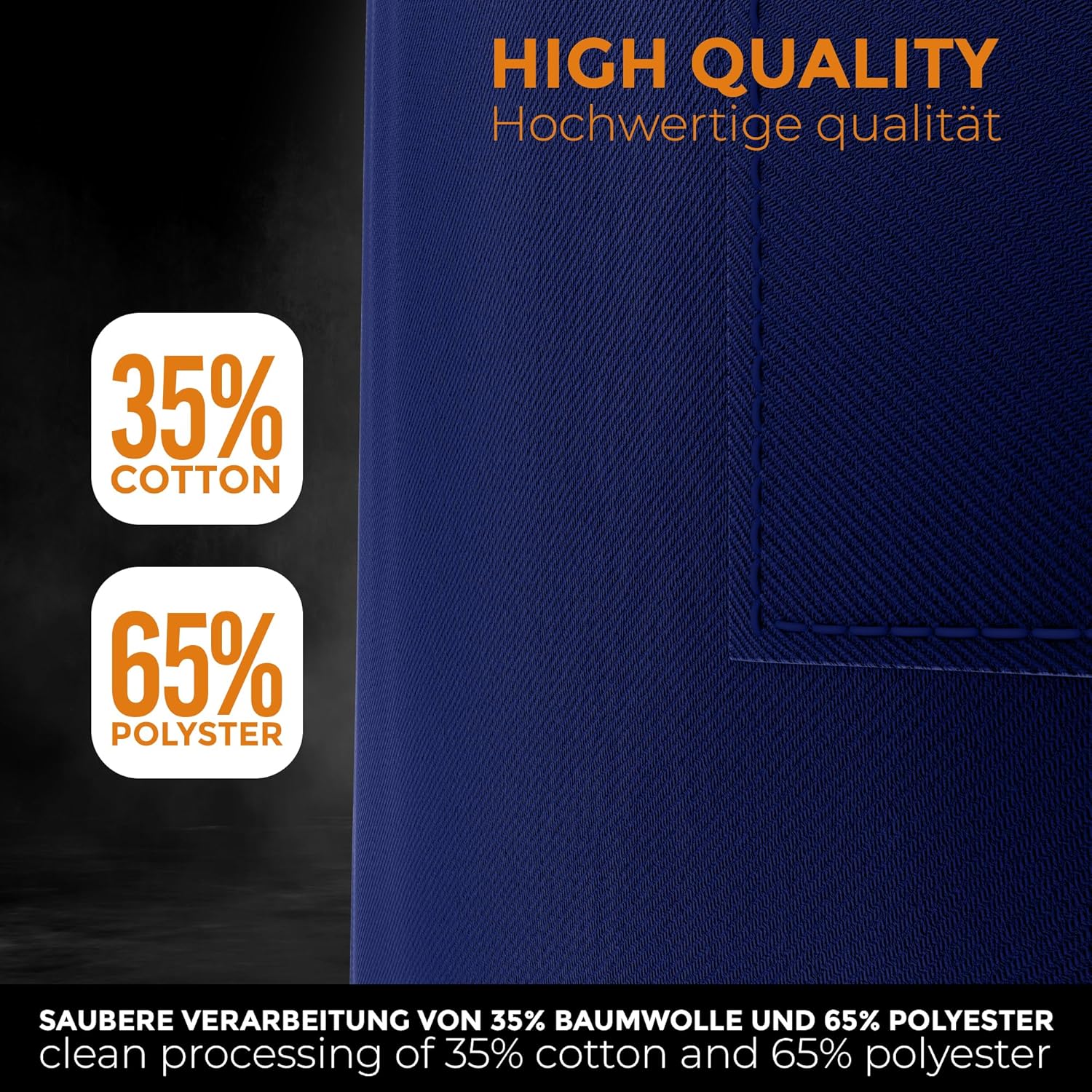 LEFUNDA - tablier cuisine 3 poches, étanche, réglable, longues lanières