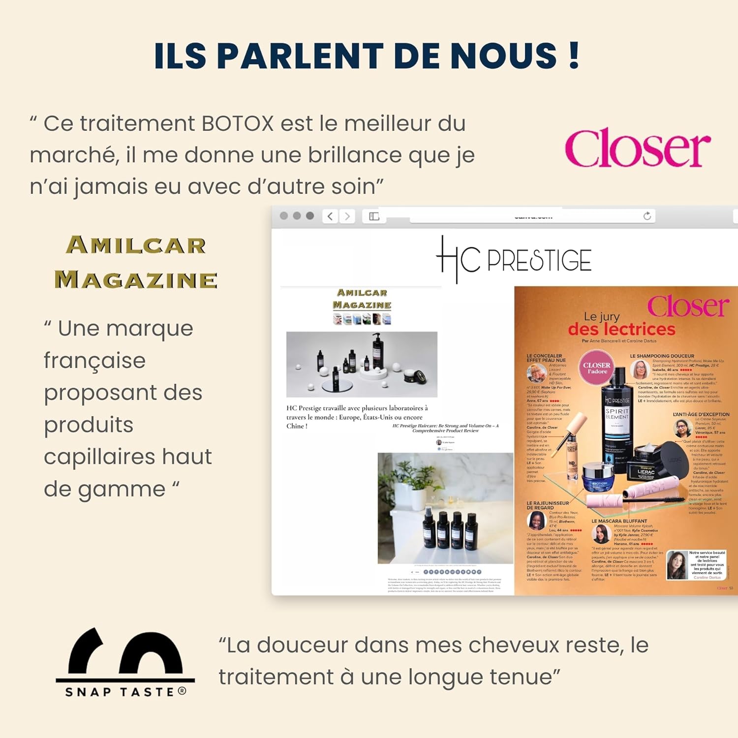 Boost’Hair - Mini Kit Always Young - 3x100ml+20ml - Effet gloss, brillance, caviar, collagène, antioxydants