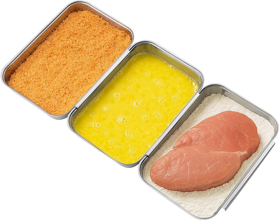 Navaris - Plat de cuisson en inox - 22x15x3 cm - lot de 3, four, gratin