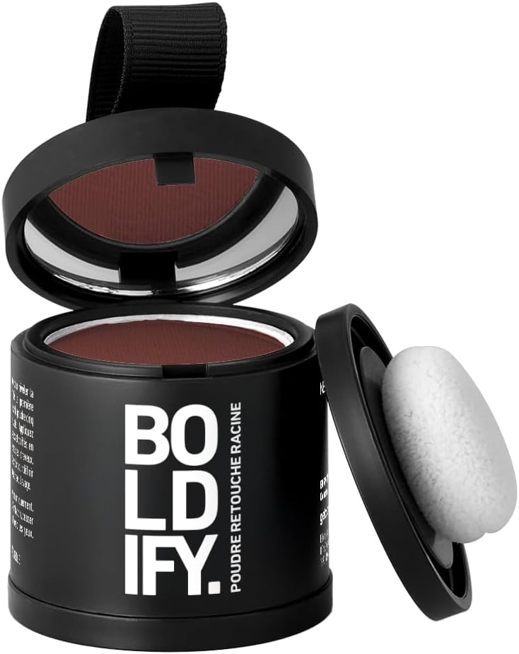 BOLDIFY - Poudre Racine cheveux Auburn - 10g - Camoufle gris, résultat naturel