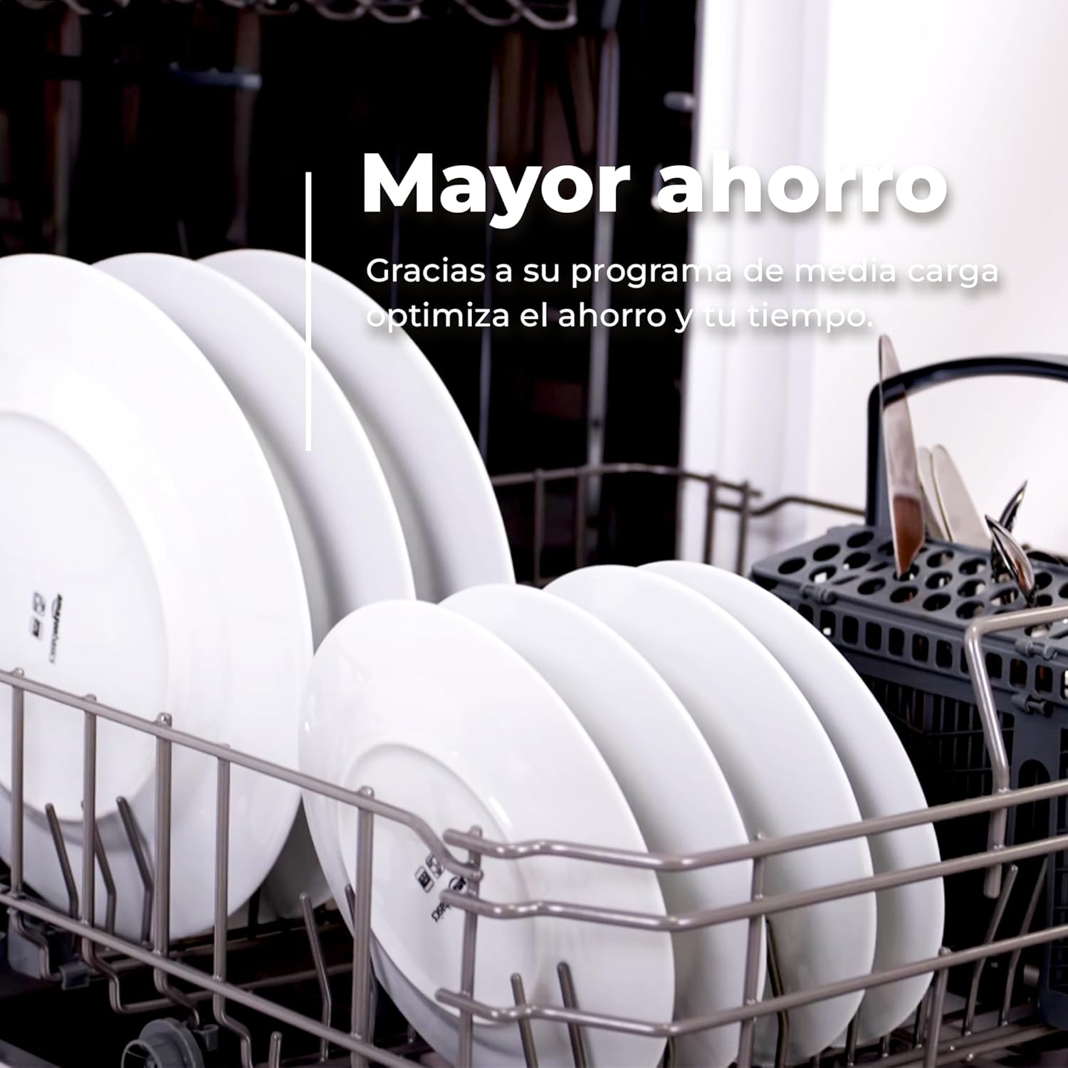 EVVO - D1 - 60 cm - 12 couverts, 5 programmes, plateau réglable