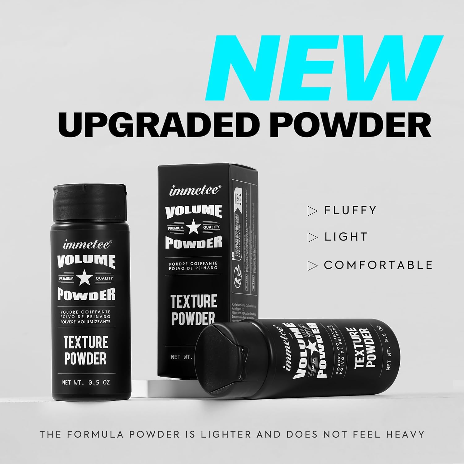 immetee - Poudre Volumisante Cheveux 2pc - volume racines, tenue longue durée