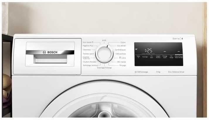 Bosch - Série 4 - 60x85x60cm - Lave-linge 9kg, 1200trs/min, blanc WAN24209FR
