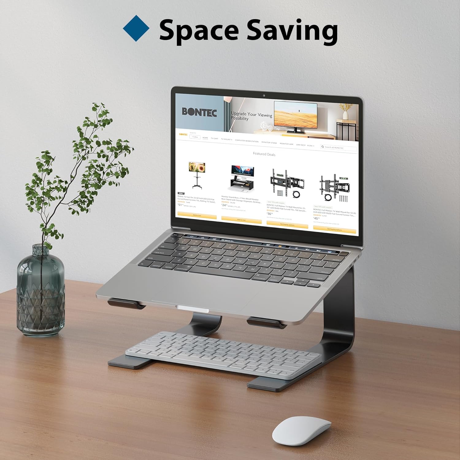 BONTEC - Support PC portable ergonomique 10-17,3