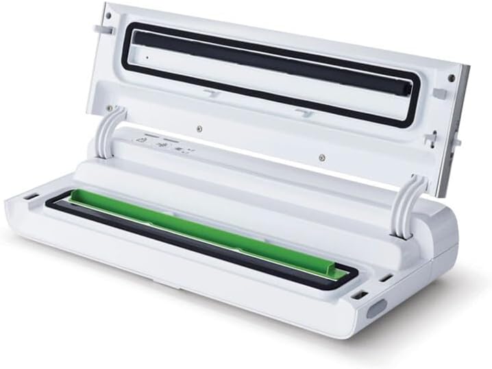 FoodSaver - machine sous vide compacte, inox/blanc, rouleau et sacs inclus, VS0100X