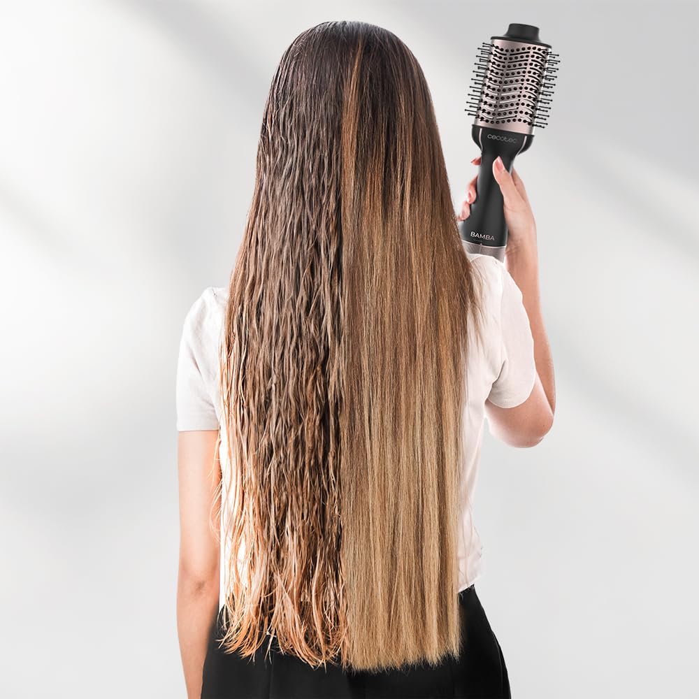 Cecotec - Bamba CeramicCare Unique - sèche-cheveux 2 en 1, 1200W, céramique, 2 vitesses, 3 températures, air froid
