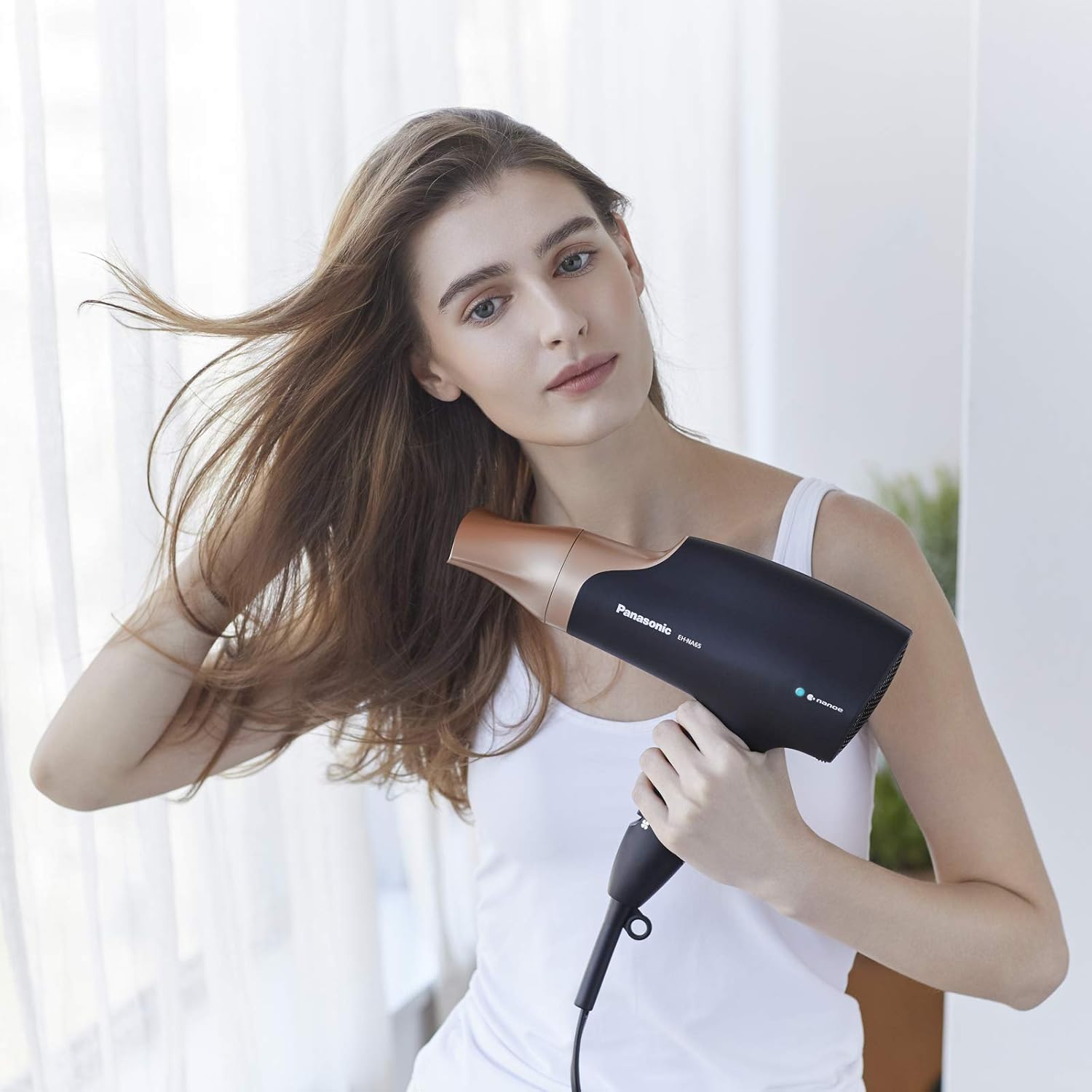 Panasonic - Sèche-cheveux professionnel - compact, or, haute performance