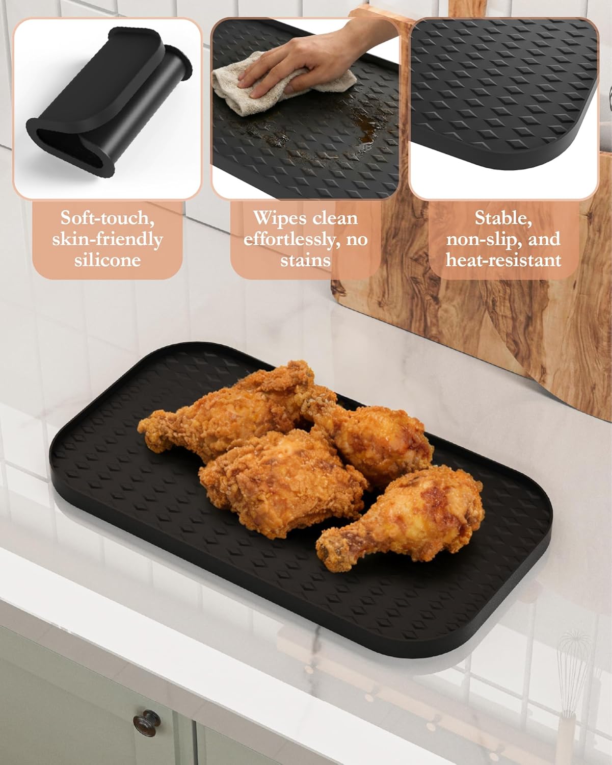 Accessoires Air Fryer silicone, 10.4L, réutilisables, AF400EU AF500EU AF451EU DZ401