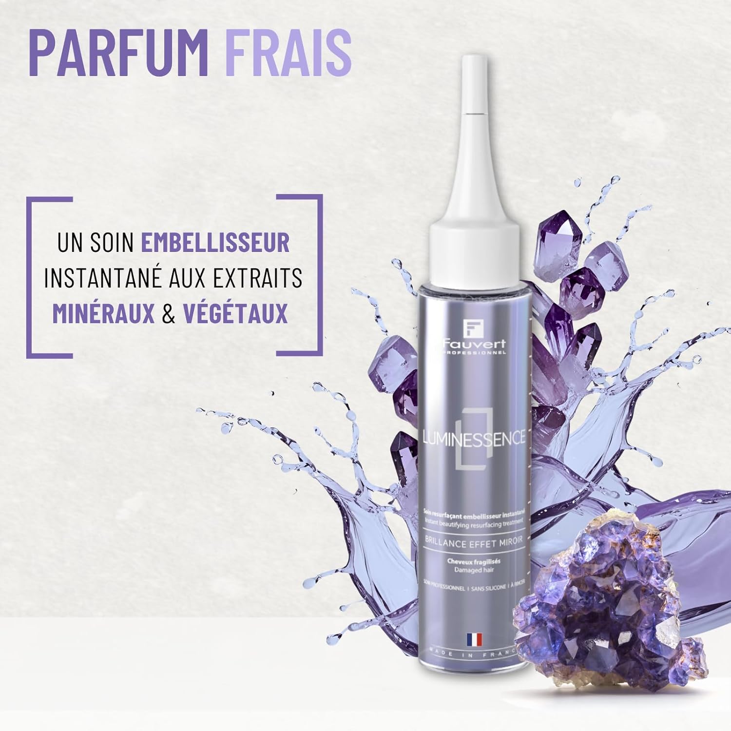 Fauvert Professionnel - Luminessence Soin Concentré - 100ml - Soin resurfaçant intensif, brillance miroir