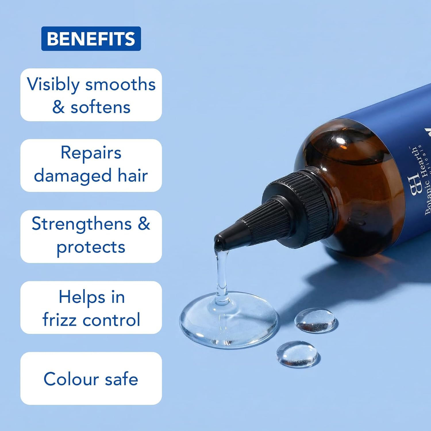 Botanic Hearth - Huile capillaire croissance - 198ml - romarin, biotine, ricin, jojoba