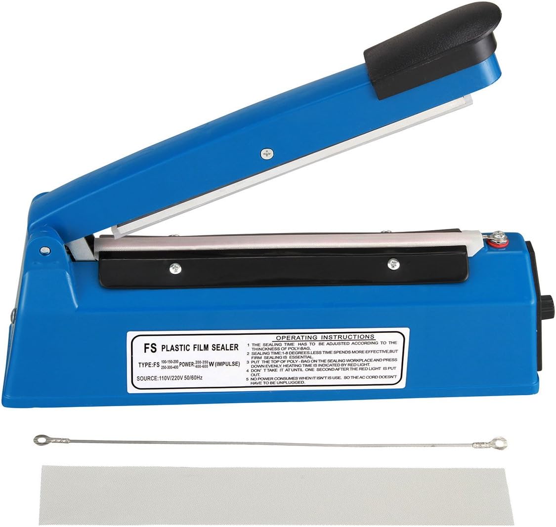 Yontree - machine à sceller manuelle - 30x11x7cm - étanchéité électrique, impulse scelleuse