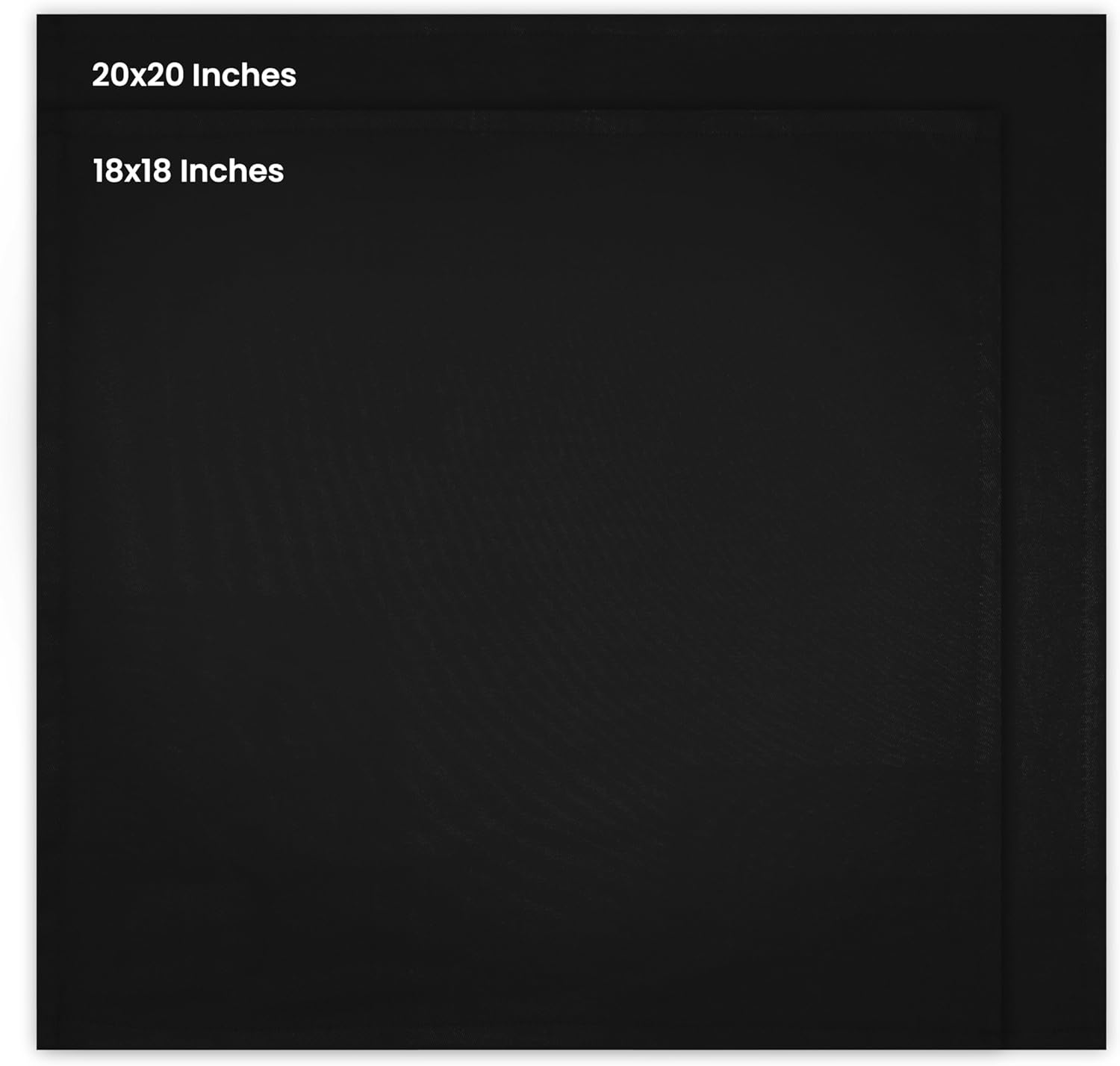 Utopia Kitchen - serviettes tissu - 50x50 cm - coton mélangé lavable