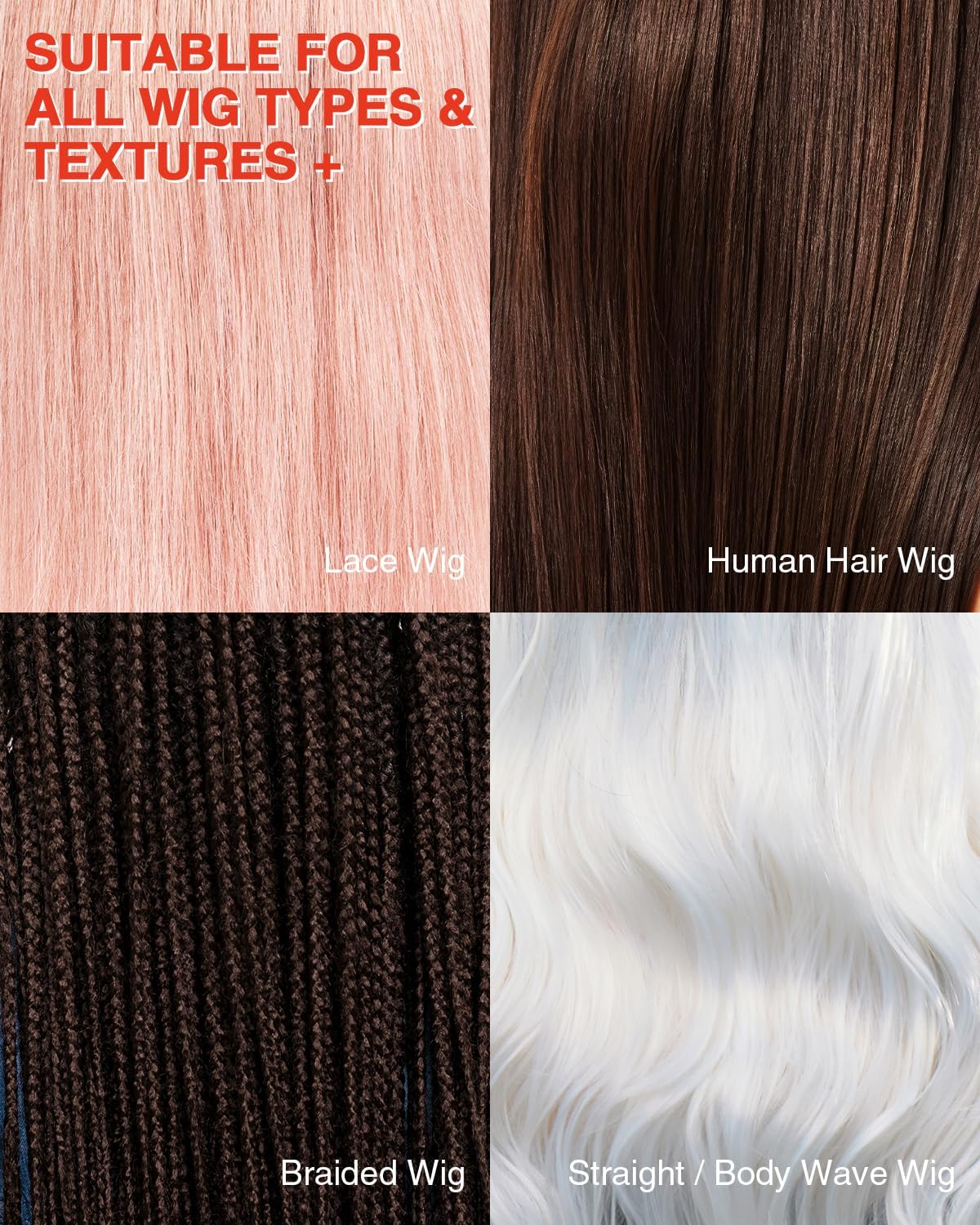 EJW - Spray rafraîchissant perruques - 30 ml - anti-odeur, brillance