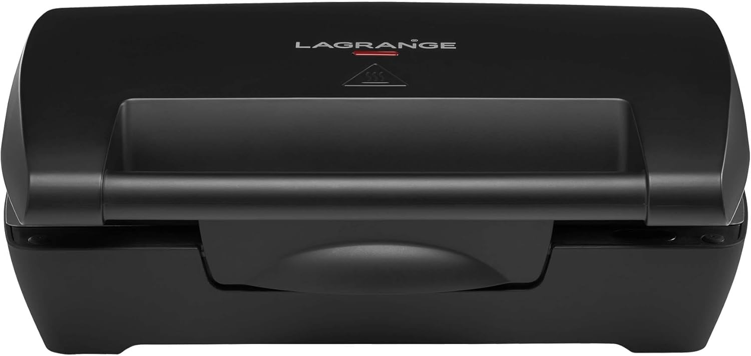 LAGRANGE - Gaufrier Mini Maxi - 120x120mm - 900W, multifonction, plaques interchangeables, 028462